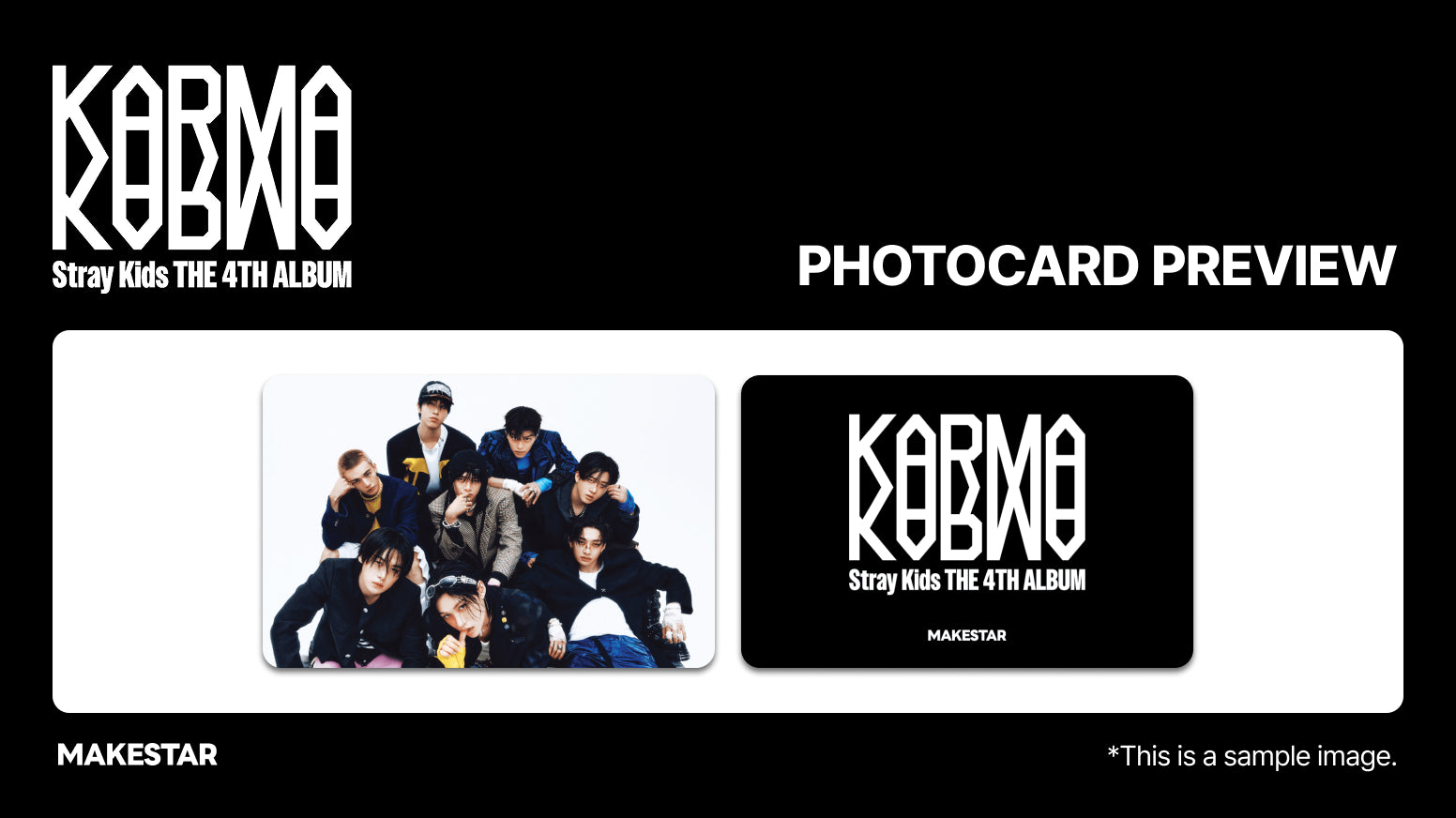 Stray Kids the 4th Album [KARMA] ACCORDION Ver. (Online Benefit