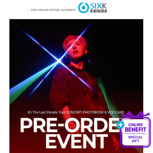 B.I The Last Parade Tour CONCERT PHOTOBOOK WITH VOD CARD (Online Benefit)