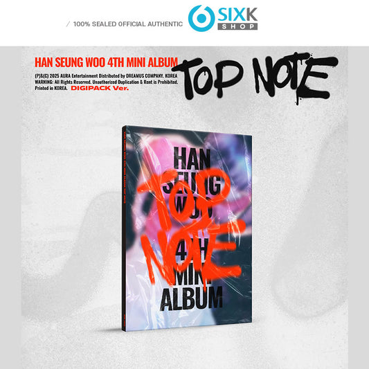 HAN SEUNG WOO - 4TH mini album [TOP NOTE] Digipack Ver.