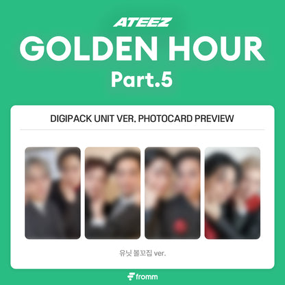 ATEEZ - 14TH MINI ALBUM [GOLDEN HOUR : Part.5] DIGIPACK UNIT VER. (Online Benefit)