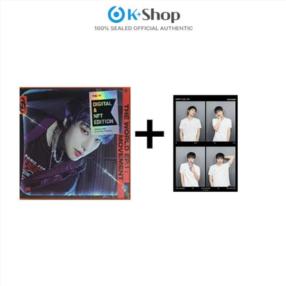 Photoism Snapism PHOTOCARD STICKER + (MINGI DIGIPACK Ver) ATEEZ EP.1 MOVEMENT ALBUM