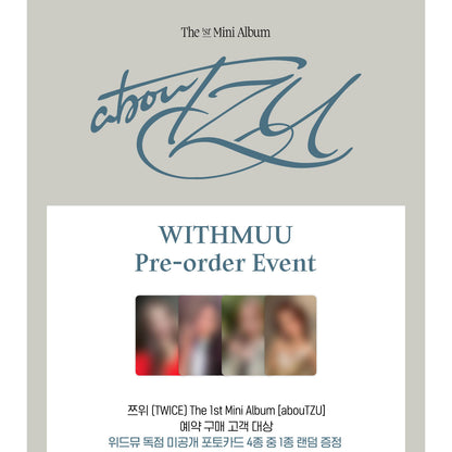 TWICE TZUYU THE 1st MINI ALBUM abouTZU(+Online Benefit)