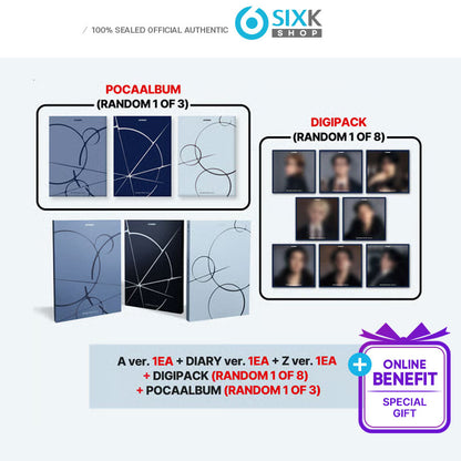 ATEEZ - 13TH MINI ALBUM [GOLDEN HOUR Part.4]  TOKTOQ SET (Online Benefit)