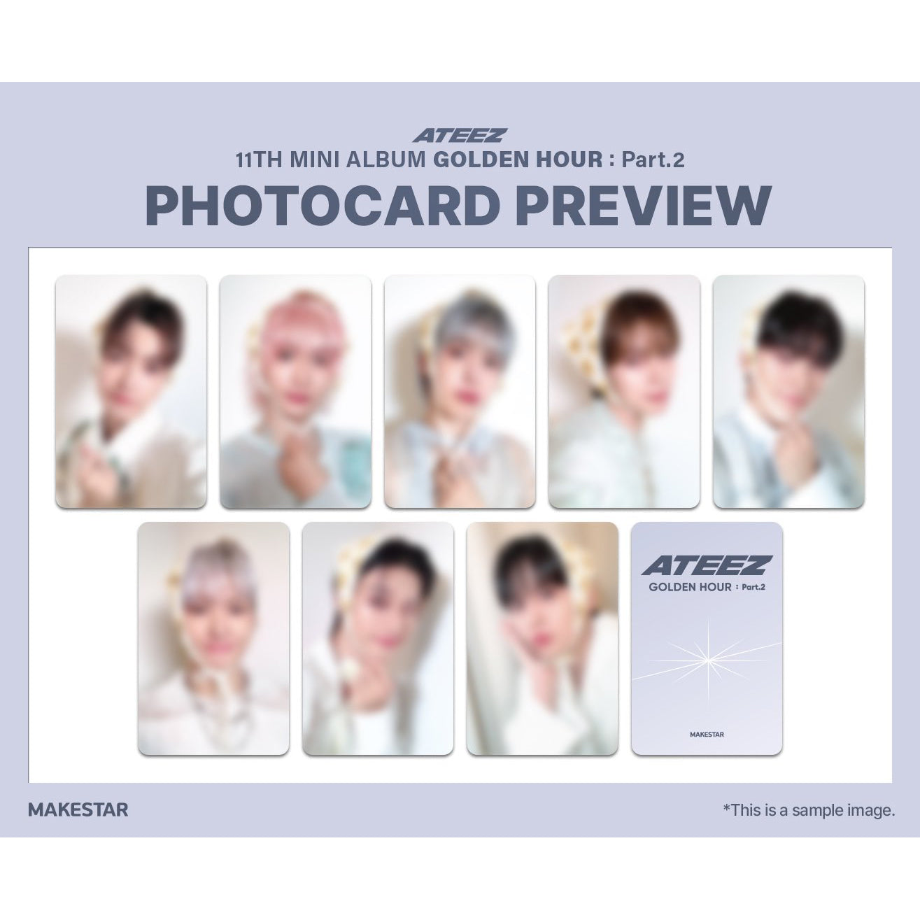 ATEEZ 11th EP [GOLDEN HOUR : Part.2] POCA ALBUM VER.(+Online Benefit)