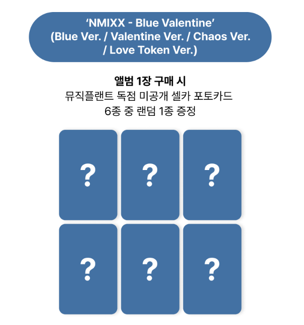 NMIXX 1st Full Album Blue Valentine [Love Token Ver.](Online Benefit)