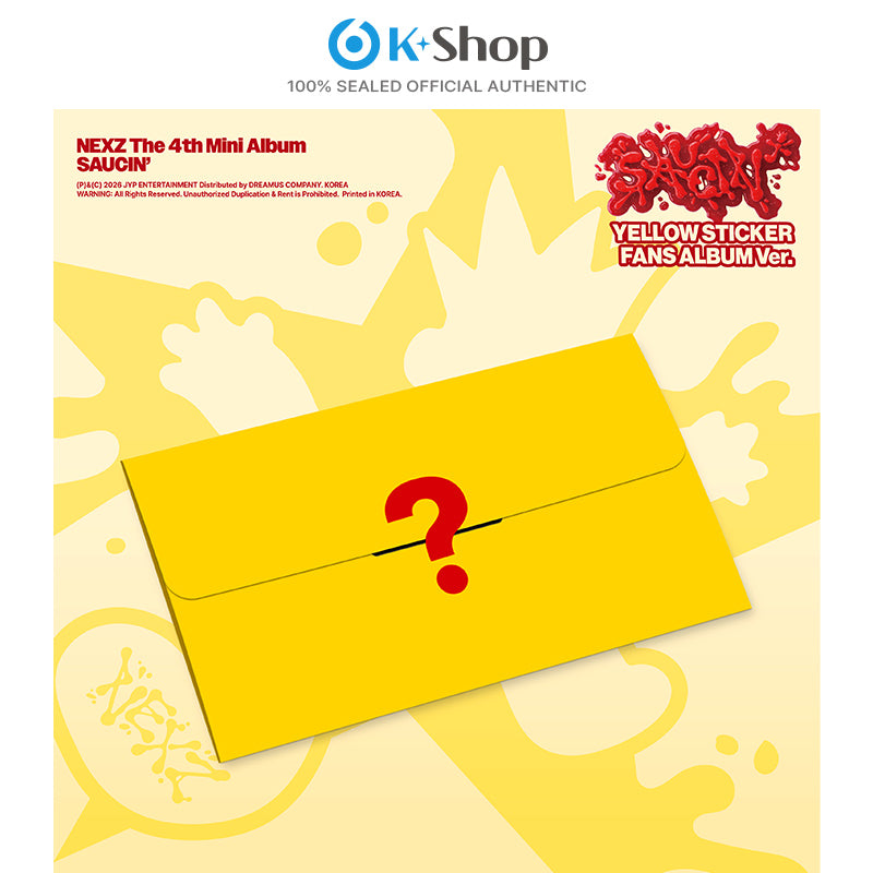 NEXZ - 4ST MINI album [SAUCIN] STICKER Ver. (Online Benefit)