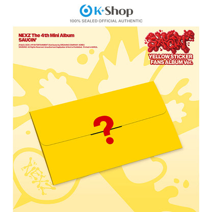 NEXZ - 4ST MINI album [SAUCIN] STICKER Ver. (Online Benefit)