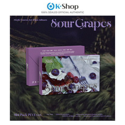 [GROUP BUY] NiziU - 1ST MINI ALBUM [Sour Grapes] Mini Pack PLVE Ver.