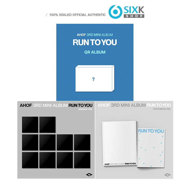 AHOF 3RD MINI ALBUM [RUN TO YOU] ( COMBINED 3EA 1SET )