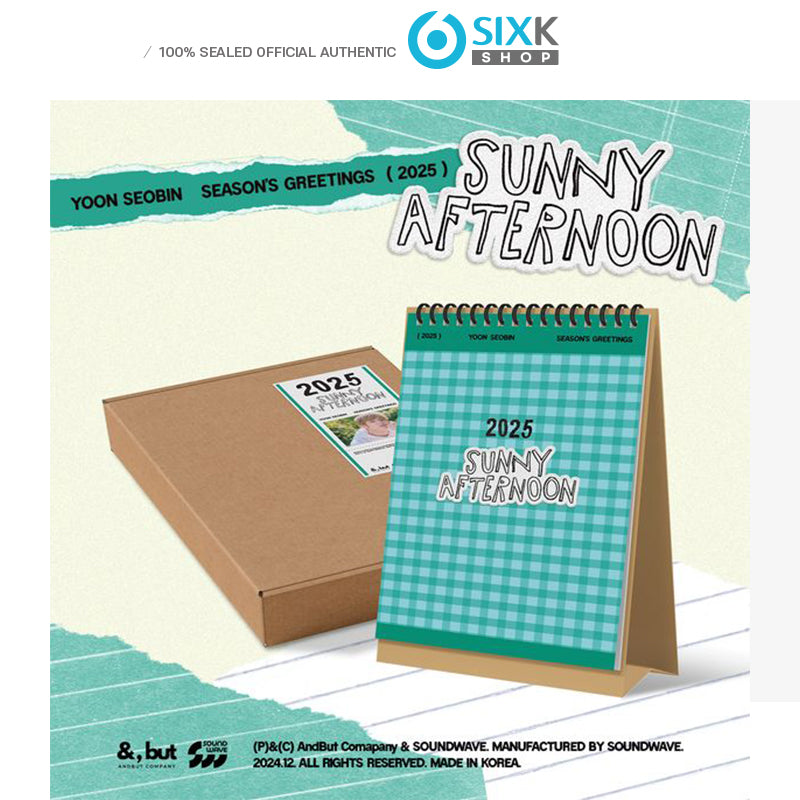 Yoon Seobin - 2025 SEASON’S GREETINGS [SUNNY AFTERNOON] (+Online Benefit)