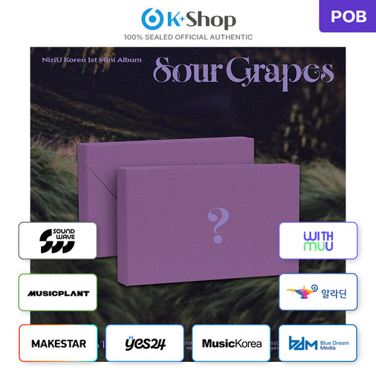 NiziU - 1ST MINI ALBUM [Sour Grapes] Mini Pack PLVE Ver. (Online Benefit)