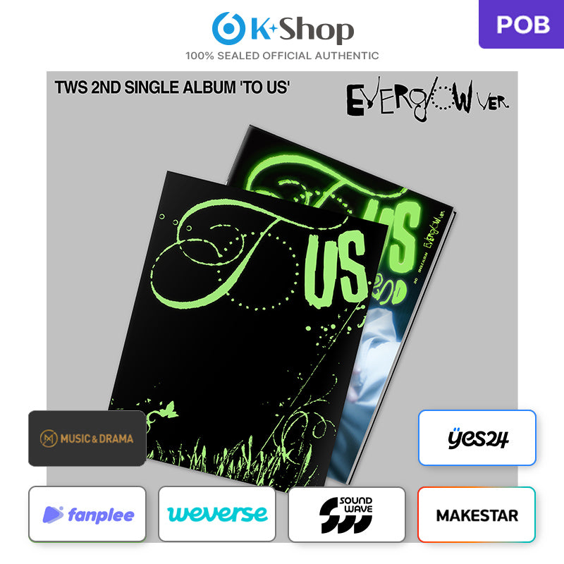 TWS - 2nd Single Album [TO US] Everglow Ver.(Online Benefit)