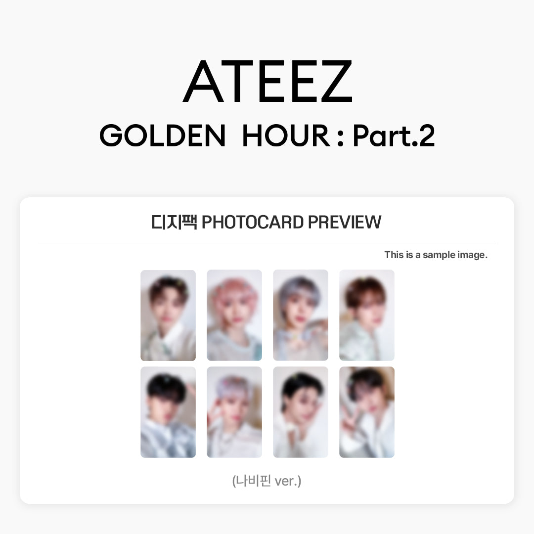 ATEEZ 11th EP [GOLDEN HOUR : Part.2] DIGIPACK(+Online Benefit)