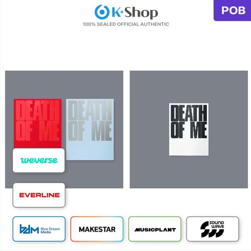 EVAN 1st Mini Album [Death of Me] (2 STANDARD + 1 WEVERSE ALBUMS) (Online Benefit)