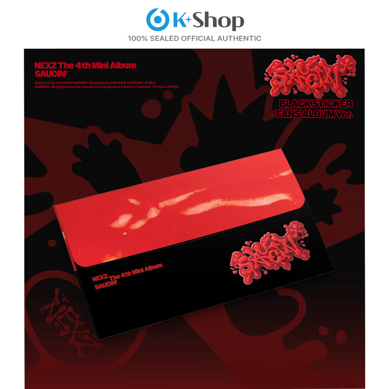 NEXZ - 4TH MINI album [SAUCIN] STICKER Ver. (Online Benefit)