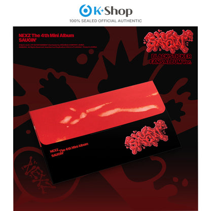 NEXZ - 4TH MINI album [SAUCIN] STICKER Ver. (Online Benefit)