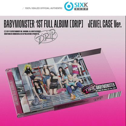 BABYMONSTER 1ST FULL Album [DRIP] (JEWEL CASE Ver.) [+LUCKY DRAW]