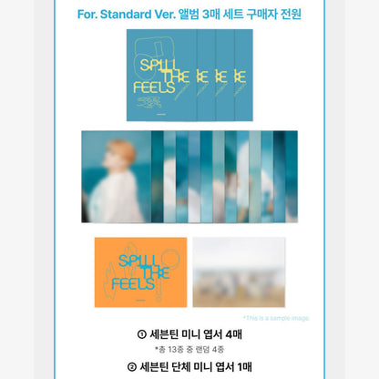 SEVENTEEN 12th Mini Album [SPILL THE FEELS] (Standard /+Online Benefit)