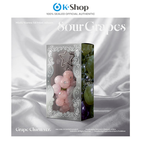 [GROUP BUY] NiziU - 1ST MINI ALBUM [Sour Grapes] Grape Charm Ver.
