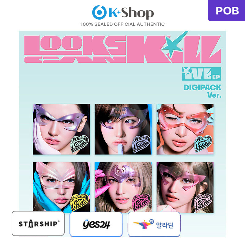 IVE - EP [Looks Can Kill] DIGIPACK ver. (Limited) (Online Benefit)