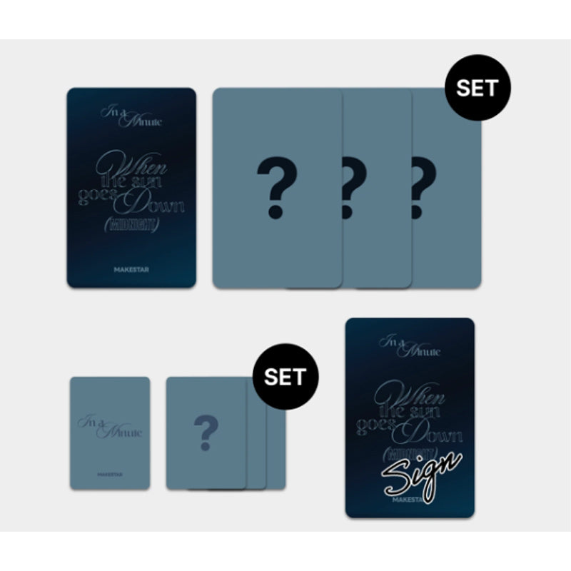 In a Minute THE 1st Album [When The Sun Goes Down : Midnight] (Online Benefit)