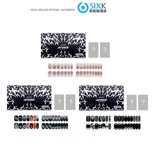 ATEEZ READY CURED GEL NAIL STICKER [Includes 2 official photocards]