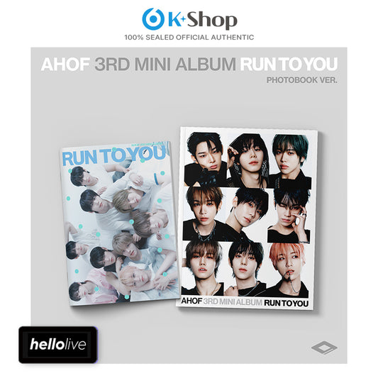 AHOF 3RD MINI ALBUM [RUN TO YOU] PHOTOBOOK Ver. (HELLO LIVE EVENT)