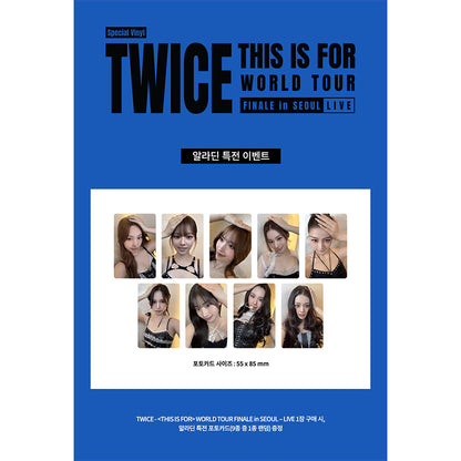 TWICE [THIS IS FOR] WORLD TOUR FINALE in SEOUL – LIVE (Special LP Ver.) (Online Benefit)