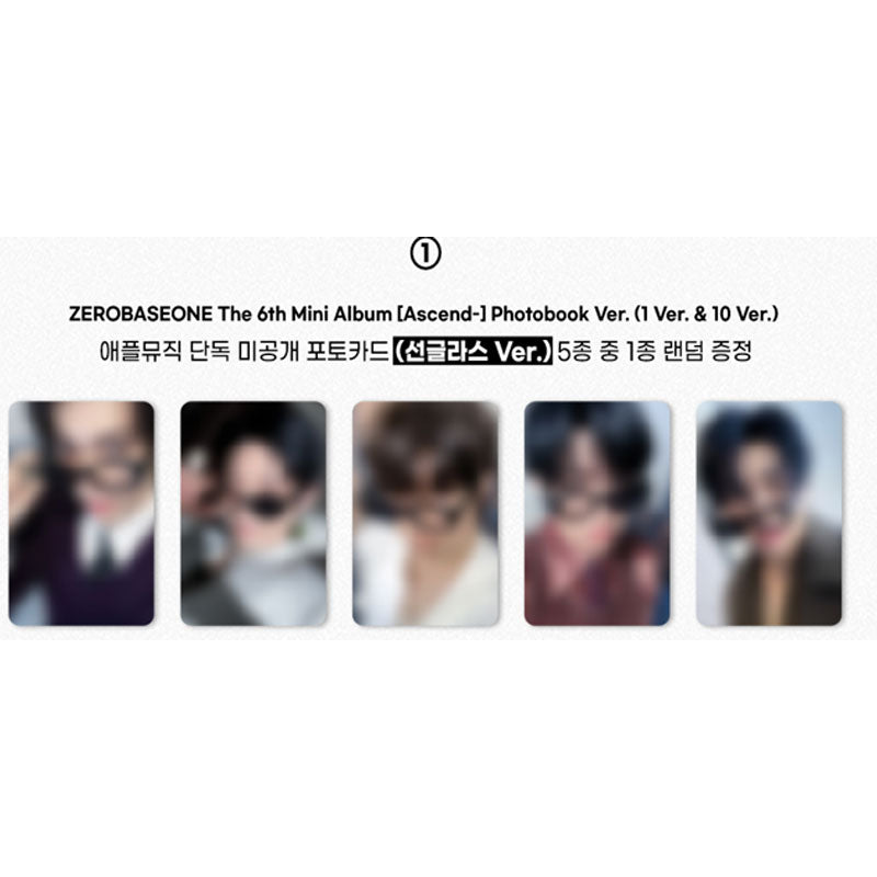 ZEROBASEONE - 6TH MINI ALBUM [Ascend-] Photobook Ver.(Online Benefit)