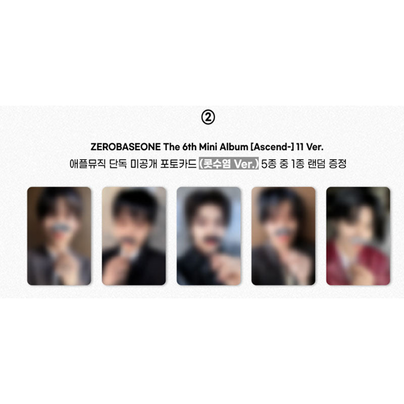 ZEROBASEONE - 6TH MINI ALBUM [Ascend-] 11 Ver.(Online Benefit)