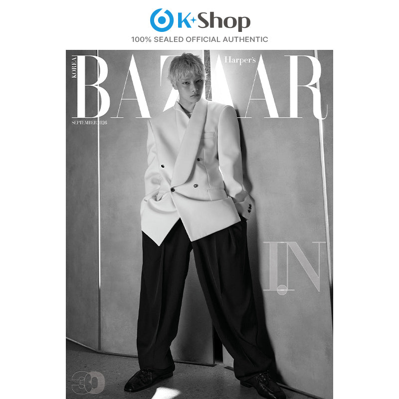 BAZAAR - I.N (Stray Kids) COVER [SEP ISSUE 2026] With Translation (SIXKSHOP EXCLUSIVE BENEFIT)