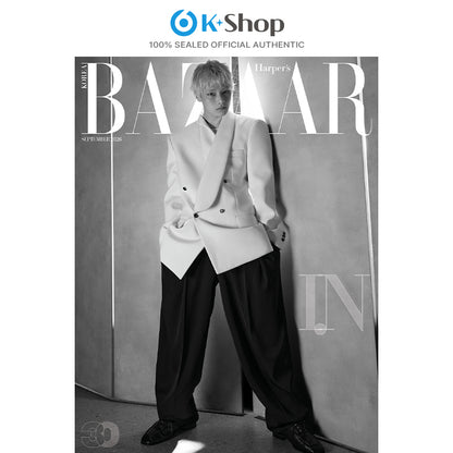 BAZAAR - I.N (Stray Kids) COVER [SEP ISSUE 2026] With Translation (SIXKSHOP EXCLUSIVE BENEFIT)