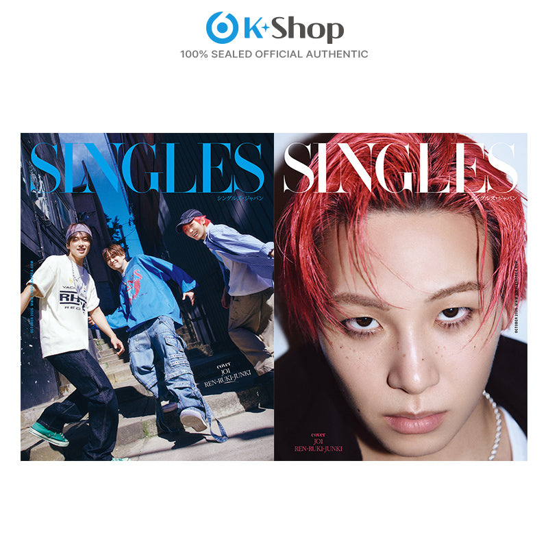 SINGLES JAPAN VOL.22 -  REN, RUKI, JUNKI (JO1) COVER
