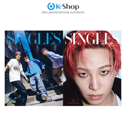 SINGLES JAPAN VOL.22 -  REN, RUKI, JUNKI (JO1) COVER