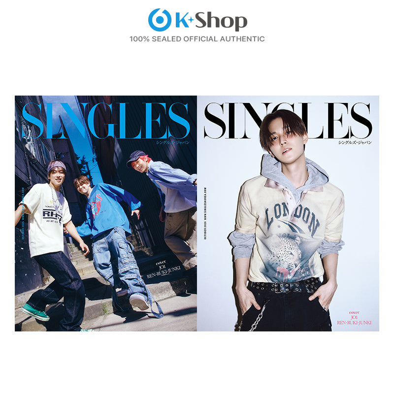 SINGLES JAPAN VOL.22 -  REN, RUKI, JUNKI (JO1) COVER