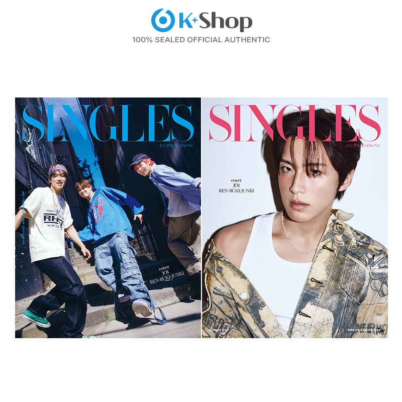 SINGLES JAPAN VOL.22 -  REN, RUKI, JUNKI (JO1) COVER