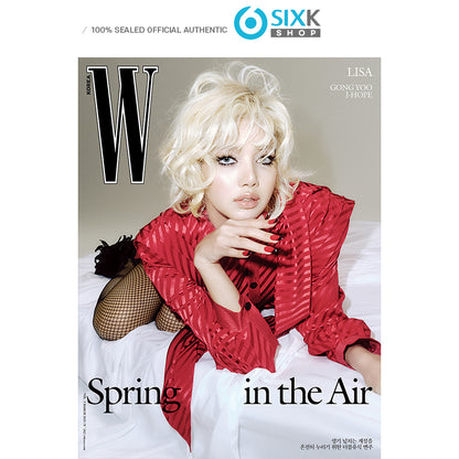 W KOREA - J-HOPE / LISA / Gong Yoo COVER [MAR issue 2025](+Translation)