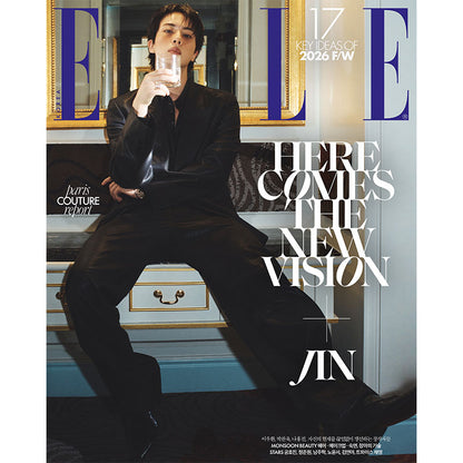 ELLE - JIN (BTS) COVER [AUG ISSUE 2026] (SIXKSHOP EXCLUSIVE BENEFIT) With Translation