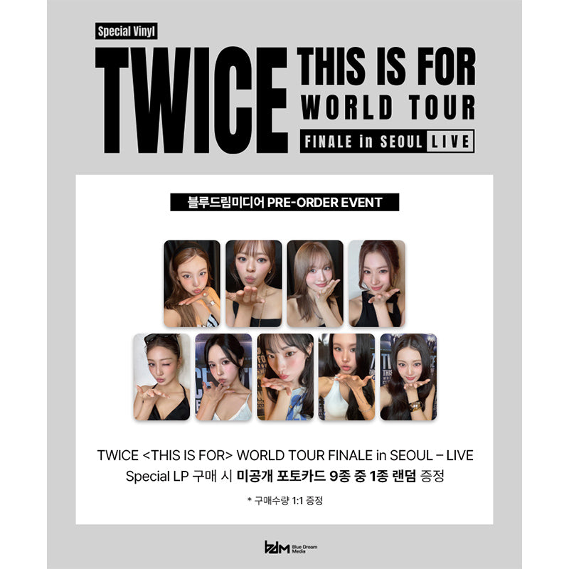 TWICE [THIS IS FOR] WORLD TOUR FINALE in SEOUL – LIVE (Special LP Ver.) (Online Benefit)