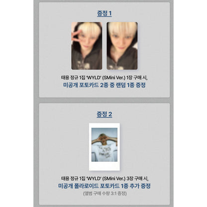 TAEYONG (NCT) - 1st Full Album [WYLD] SMini Ver. (2ND LUCKY DRAW)