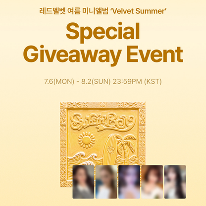 RED VELVET - SUMMER MINI ALBUM [Velvet Summer] Big Wave Ver. (Online Benefit)