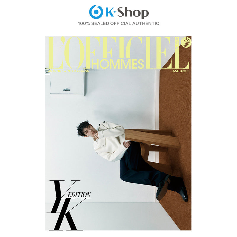 LOFFICIEL HOMMES 2026 FW - MINGI (ATEEZ) COVER (Snapism STICKER SET)
