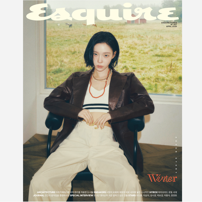ESQUIRE - WINTER(aespa) COVER [APR ISSUE 2026]INSIDE PARK BOGUM