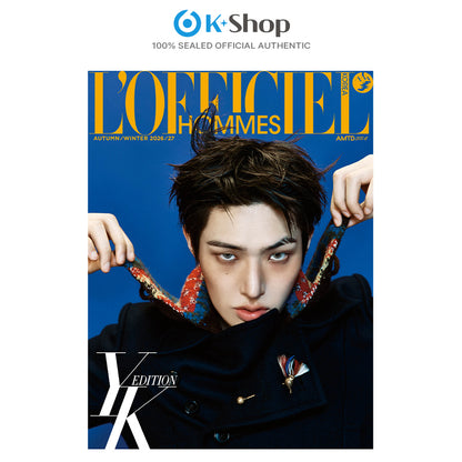 LOFFICIEL HOMMES 2026 FW - MINGI (ATEEZ) COVER (Snapism STICKER SET)