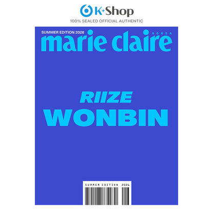 MARIE CLAIRE - (RIIZE) WONBIN COVER [2026 SUMMER EDITION]
