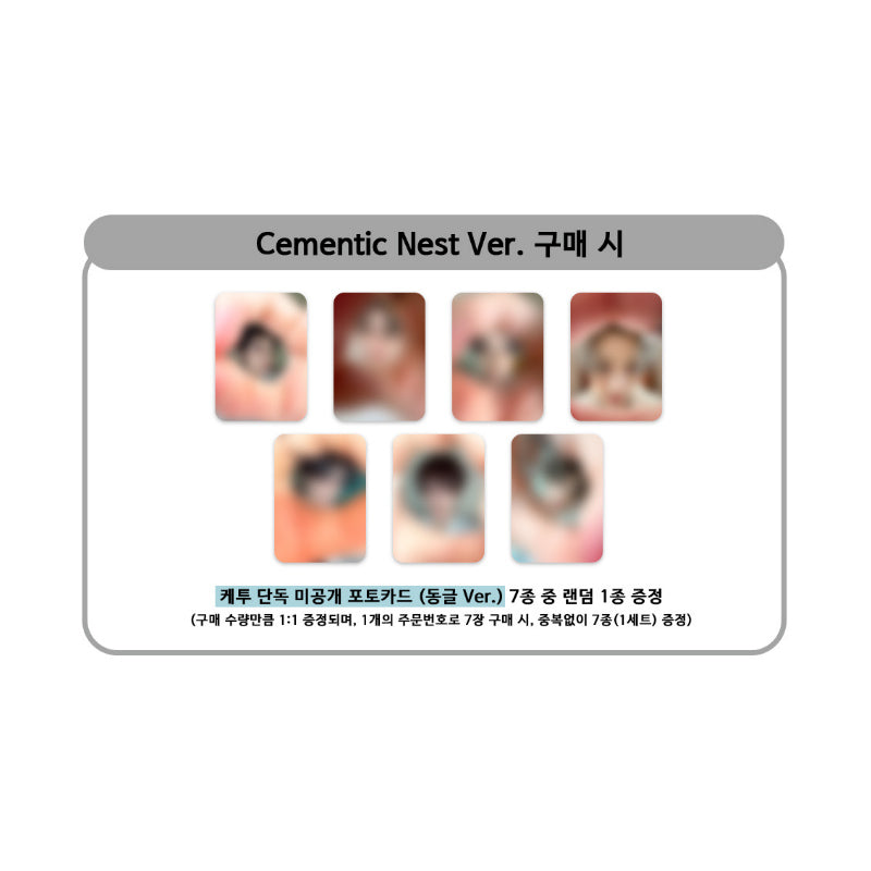 ALPHA DRIVE ONE - 2ND MINI ALBUM [UNBREAKABLE : BOY BEAST] Cementic Nest Ver.(Online Benefit)