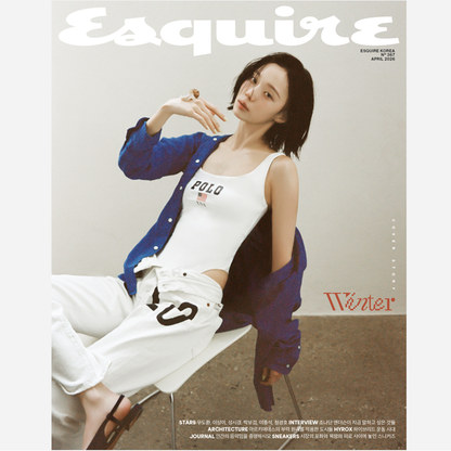 ESQUIRE - WINTER(aespa) COVER [APR ISSUE 2026]INSIDE PARK BOGUM