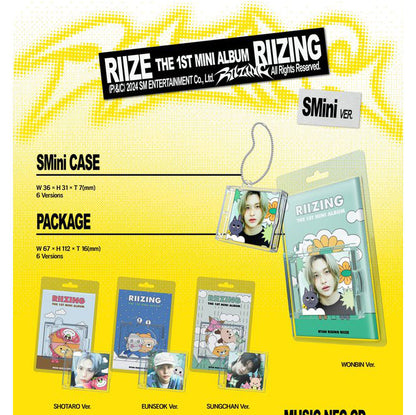 [PHOTO PACK/SMINI ver] RIIZE 1st Mini Album [RIIZING]