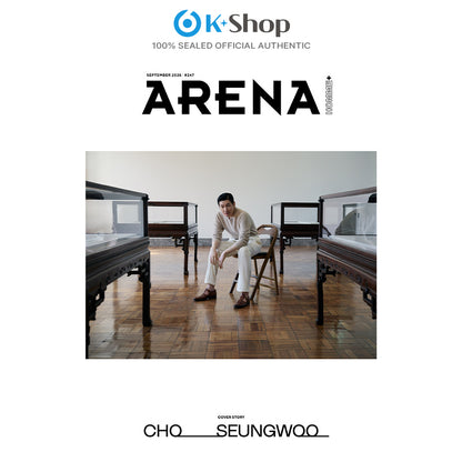 ARENA HOMME PLUS - CHO SEUNGWOO Cover (SEP ISSUE 2026) (RANDOM COVER)