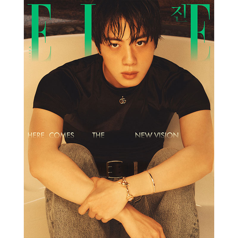 ELLE - JIN (BTS) COVER [AUG ISSUE 2026] (SIXKSHOP EXCLUSIVE BENEFIT) With Translation